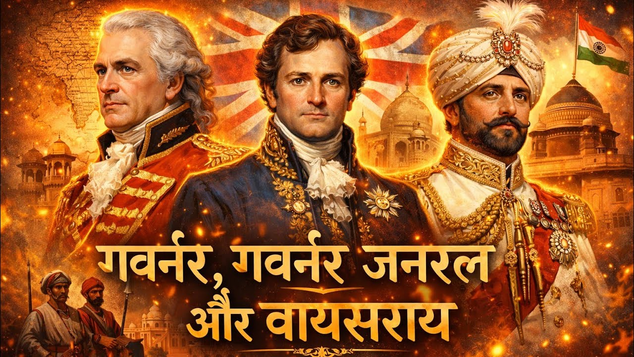गवर्नर, गवर्नर जनरल, वायसराय | Modern history | आसान कहानी में