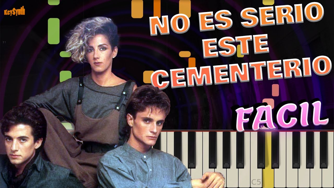 No Es Serio Este Cementerio - Mecano - Piano Tutorial Facil - Synthesia - KeySynth