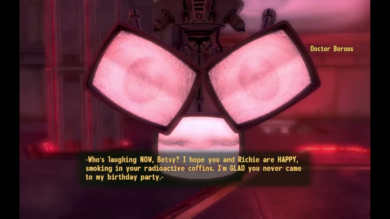 Talking to Doctor Borous gives me a mission to gain his favor