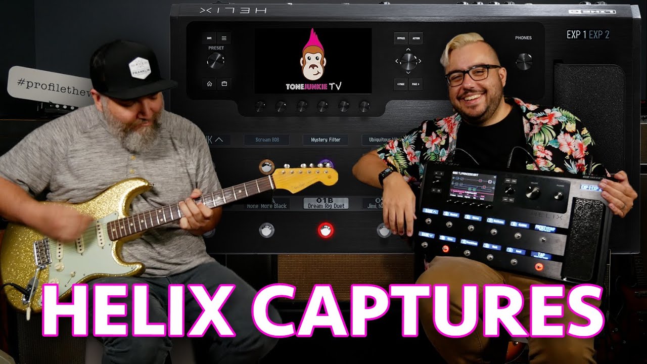 How we are capturing amps with the Helix...