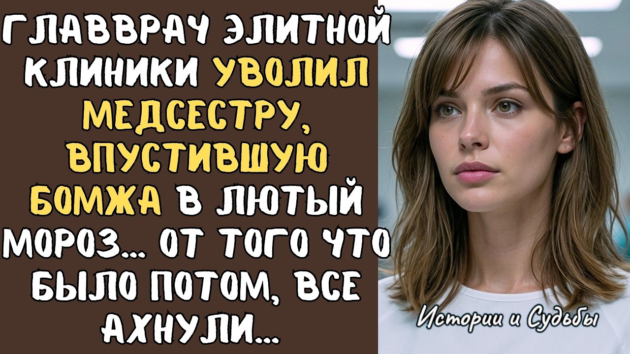 ГЛАВВРАЧ элитной клиники уволил МЕДСЕСТРУ, впустившую БОМЖА в лютый мороз с приступом&hellip; А едва утром