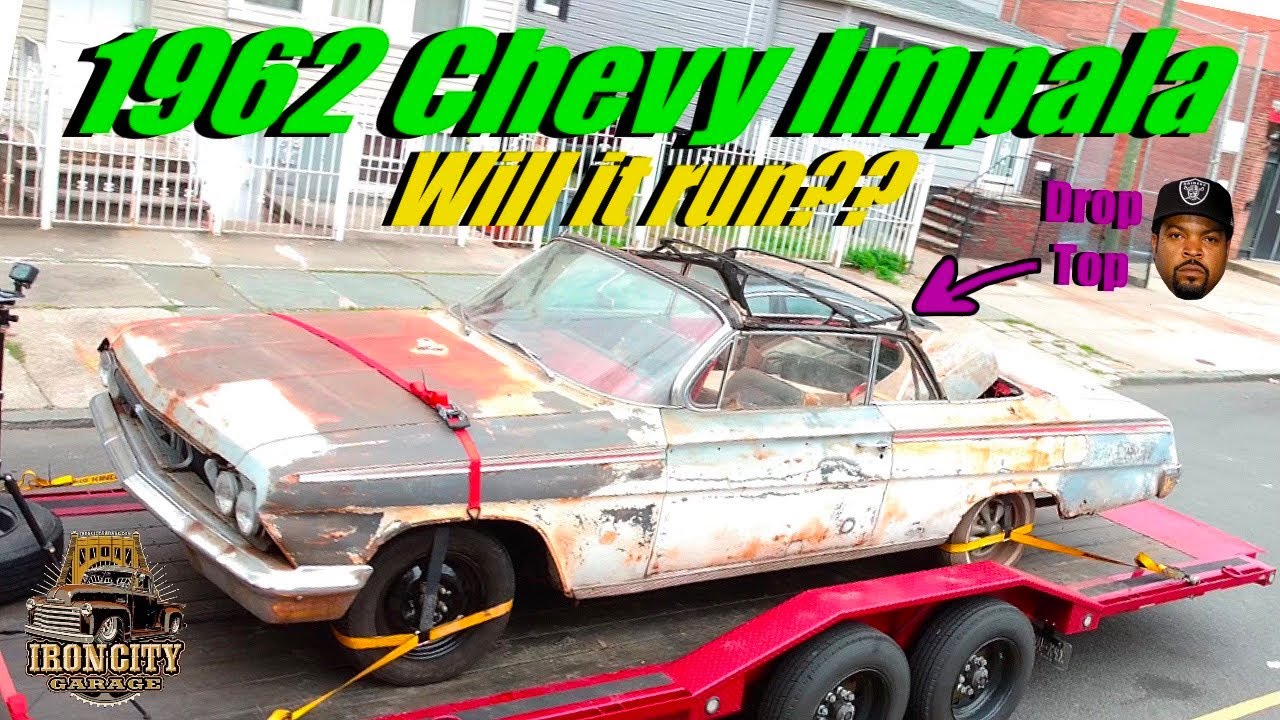 EXTREMELY Rare Find! Abandoned 1962 Chevy Impala Convertible RESCUED from BACKYARD | Will It Run?