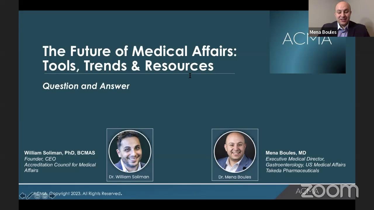 The Future of Medical Affairs: Tools, Trends & Resources