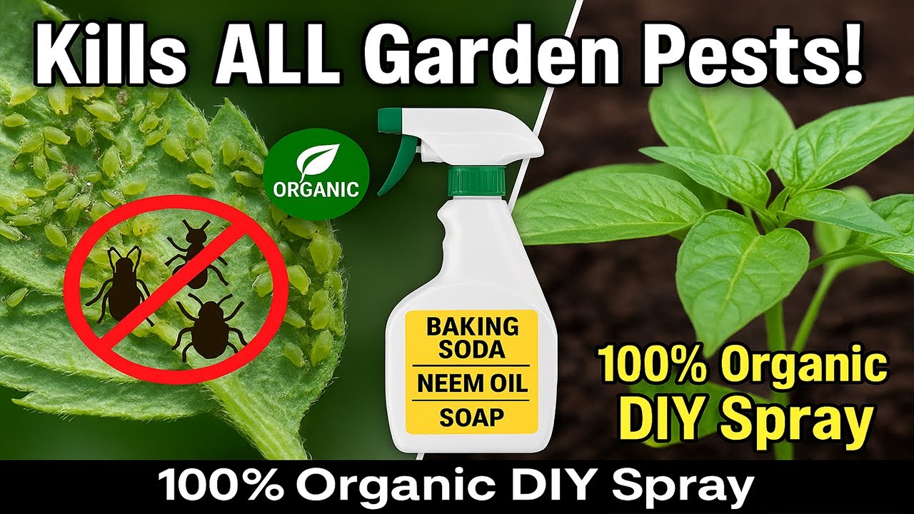 SECRET BAKING SODA HACK | ✅ DIY Organic Pesticide That Kills All Garden Pests