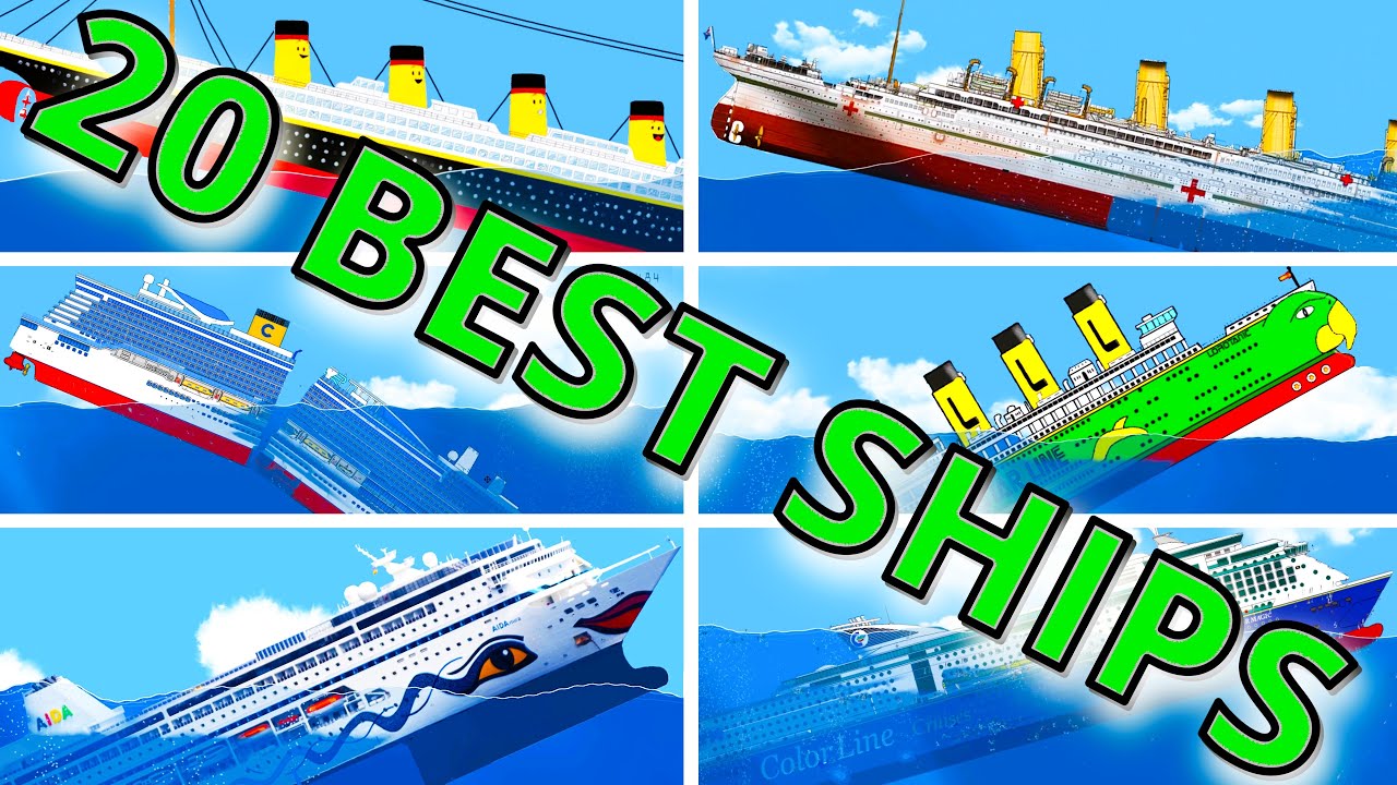 20 Best Ships in Floating Sandbox - 1 Hour Compilation