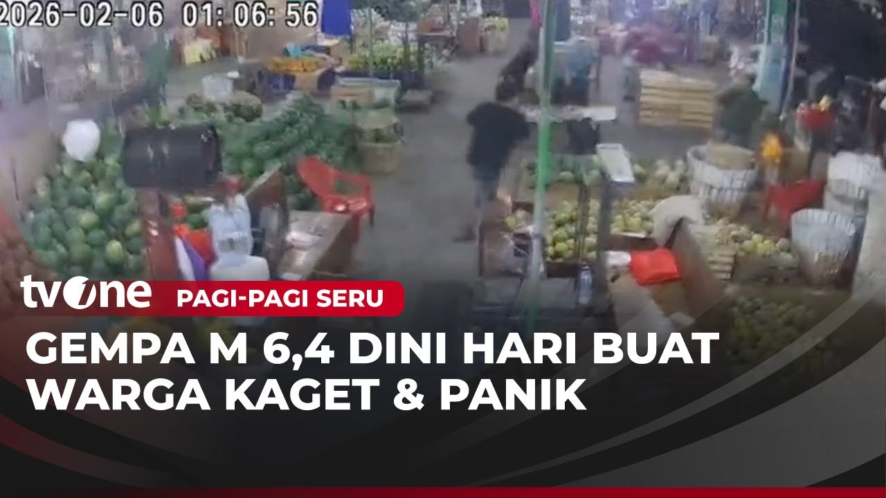 Detik-detik Gempa Mengguncang Pacitan | Pagi-Pagi Seru tvOne