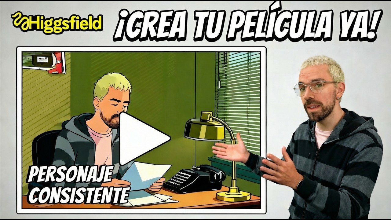 Crea tu Película con IA: Personajes Consistentes y Storyboards (Higgsfield AI)