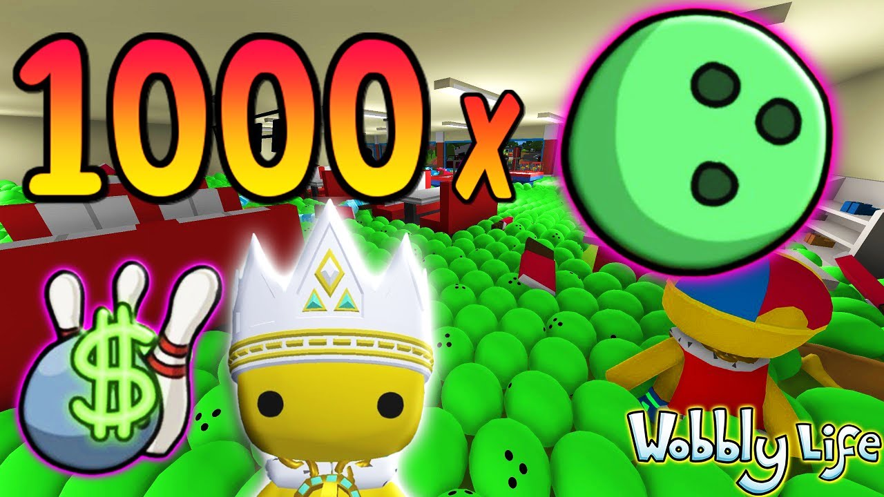 Wobbly Life: Wir kaufen 1000x Bowling Kugeln – DAS passiert wirklich! 🎳🤣