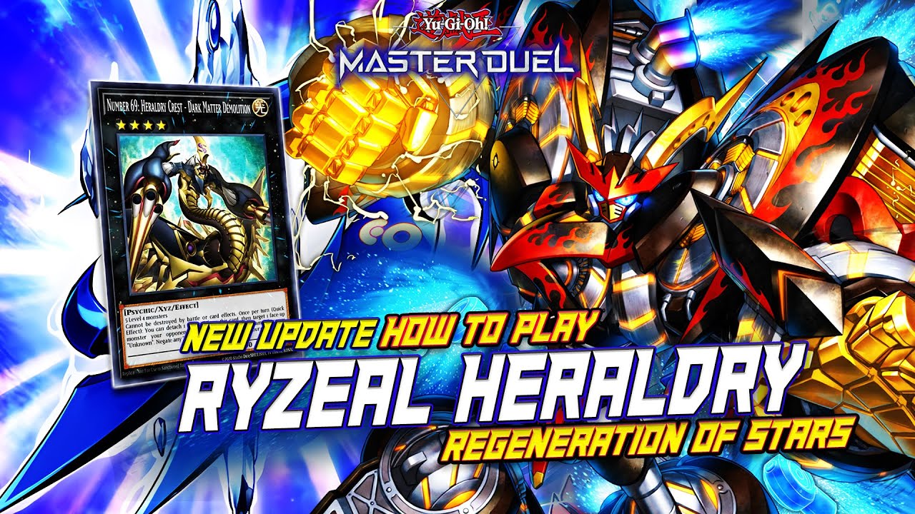 MASTER DUEL - HOW TO PLAY! RYZEAL HERALDRY DECK WITH NEW UPDATE - FLOODGATE, NEGATE AND DESTROY