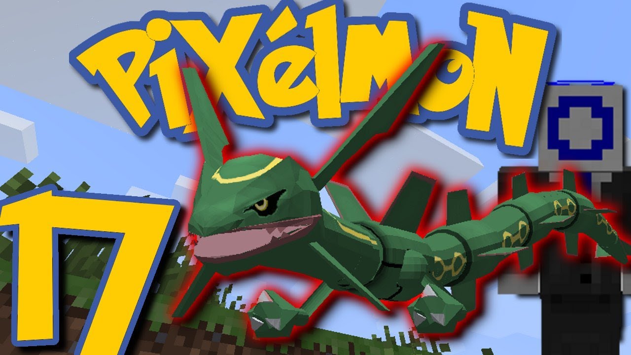 Pixelmon Ep. 17 - I CAUGHT RAYQUAZA!! (Minecraft Pokemon Mod)