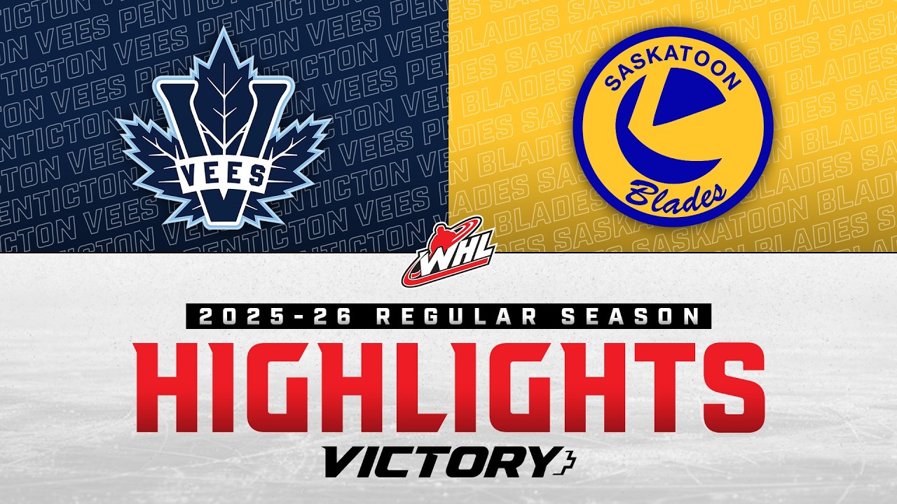 Penticton Vees at Saskatoon Blades 02/25 | WHL Highlights 2025-26