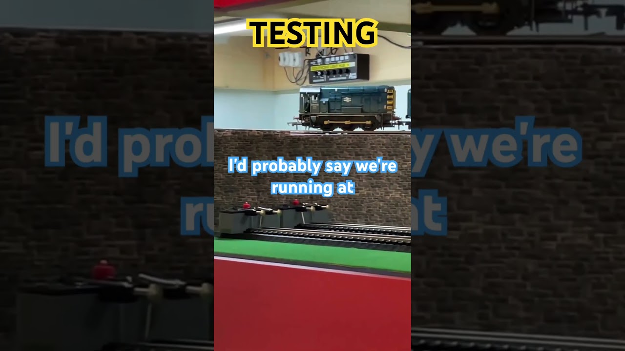 TESTING STAGING YARD Interconector line upper - lower level #train #modelrailroad #modelrailway