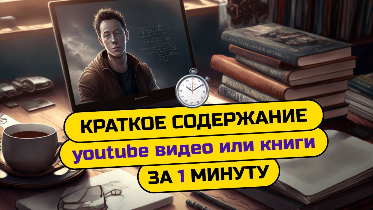 Как получить краткое содержание любого видео или книги с расширением Chat GPT? Инструкция.