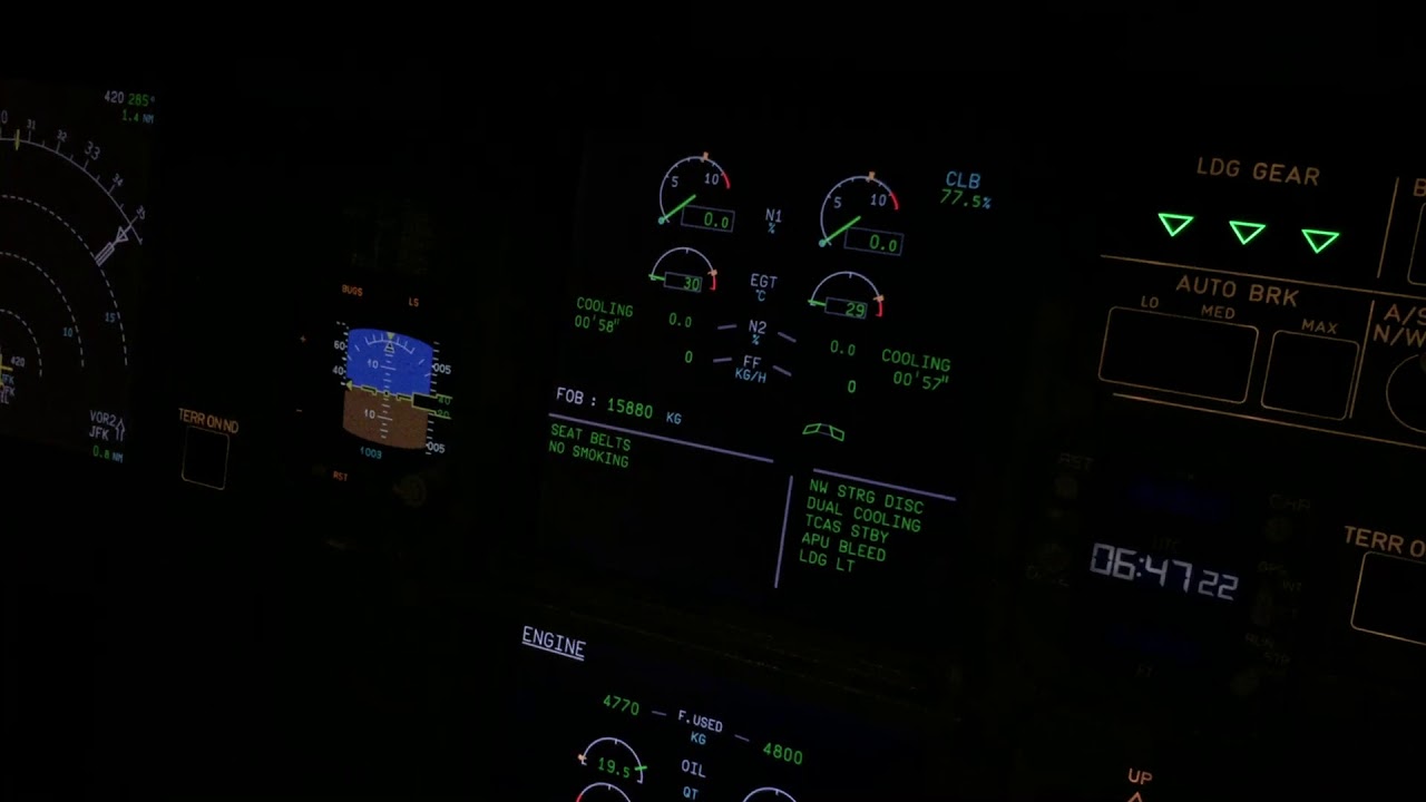 A320neo Dual Cooling Start-up Sequence