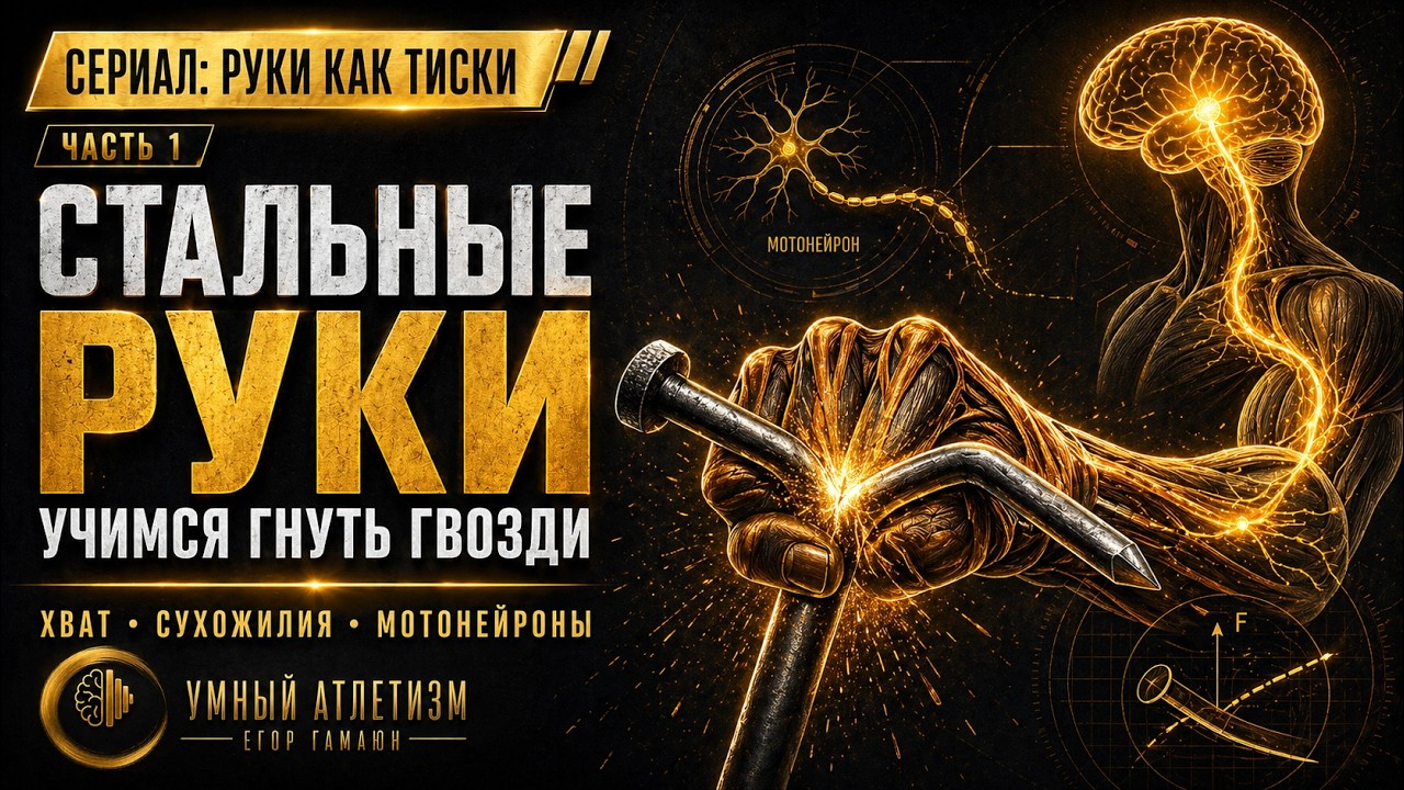 СТАЛЬНЫЕ РУКИ. УЧИМСЯ ГНУТЬ ГВОЗДИ. часть 1 - сериал 