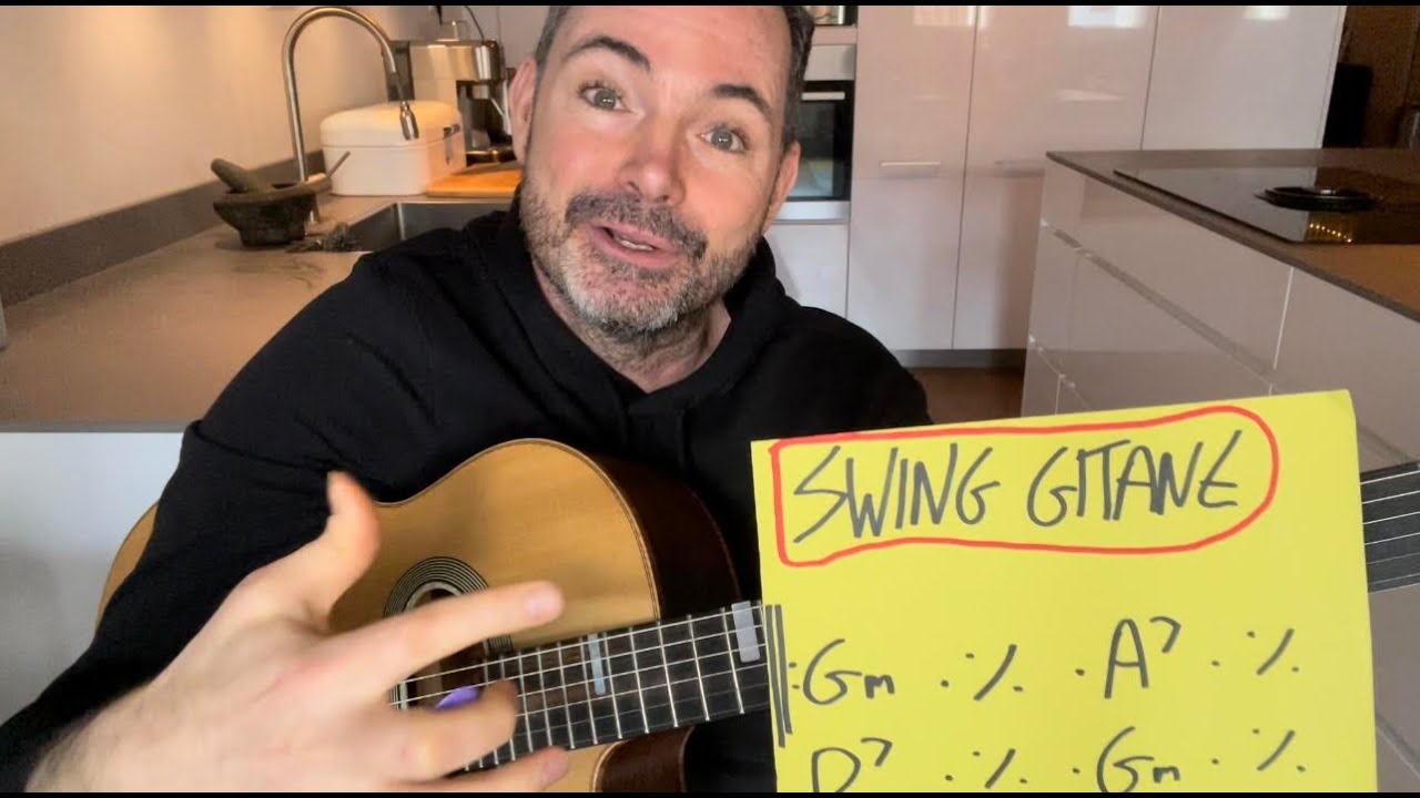 Super Cool Swing Gitane Chords (Bass Movement & Inversions) 🎸 Gypsy Jazz Guitar