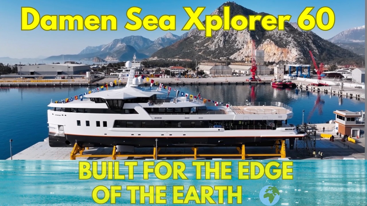 Damen SeaXplorer 60M &ndash; Ultimate Explorer Yacht Tour | Ice-Class + Helipad + Dive Center  Charter/Buy