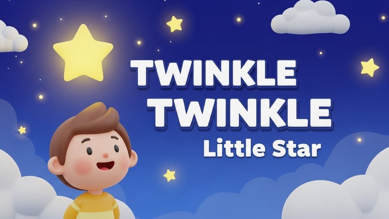 Twinkle Twinkle Little Star | Nursery Rhyme & Kids Song (Animated)