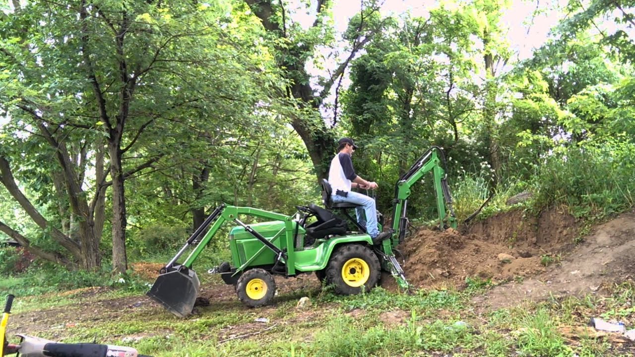 John Deere 322 Custom Backhoe loader