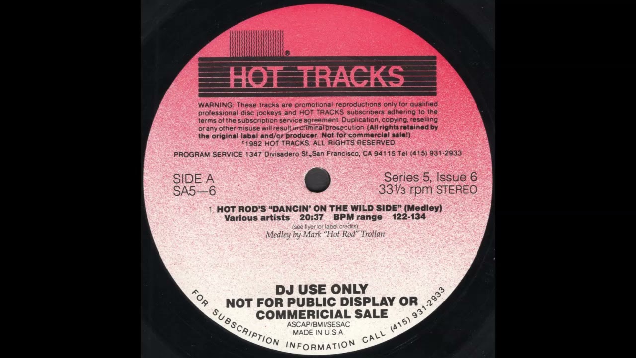 HOT TRACKS SERIES 5, ISSUE 6 * HOT ROD'S DANCIN' ON THE WILD SIDE Medley * Mark 'Hot Rod' Trollan