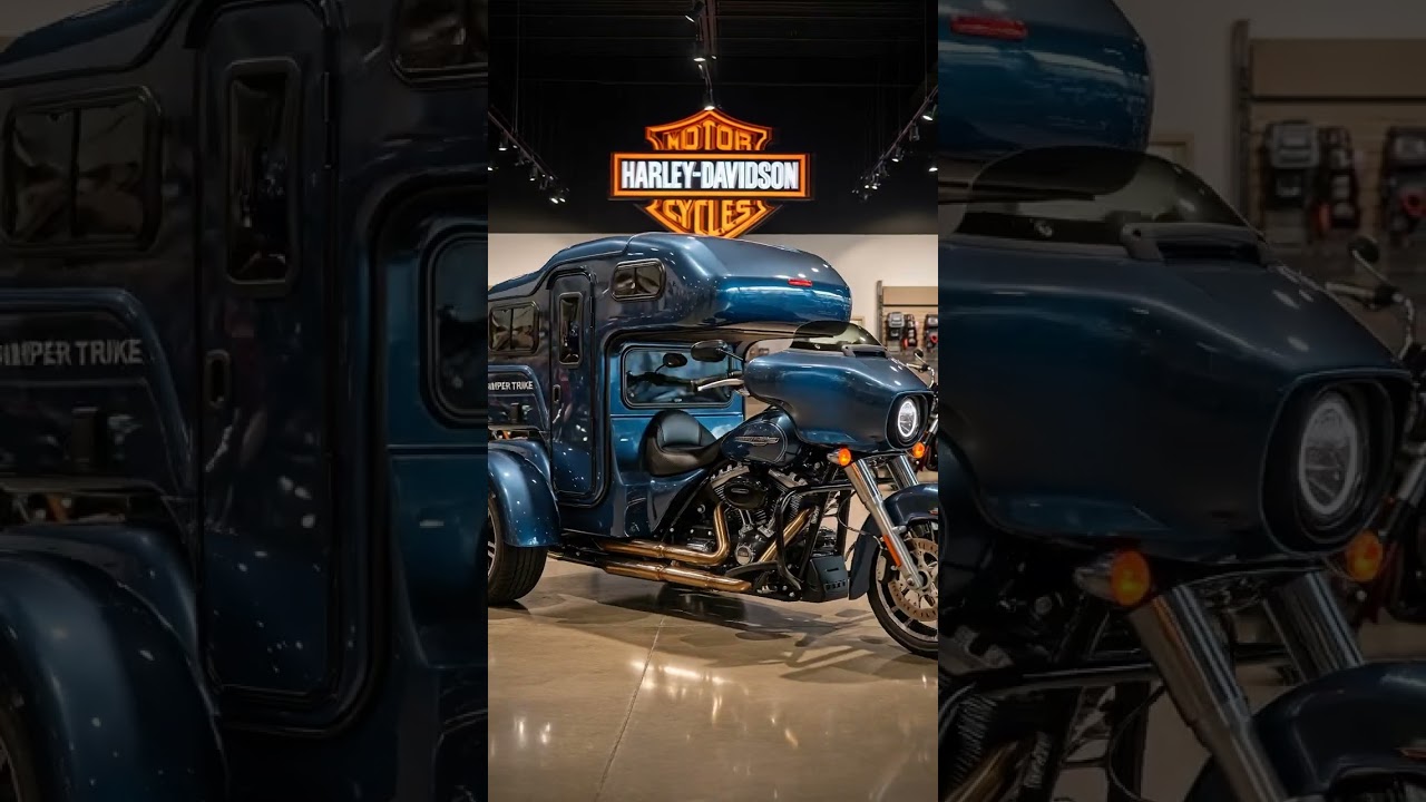 2026 Harley Davidson Camper Trike Full Review &ndash; Features, Engine Specs Price & Touring Setup!