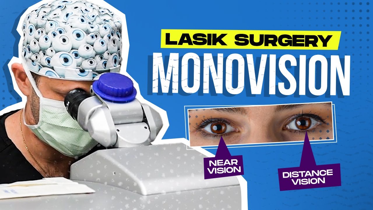 Watch LASIK surgery on ONE EYE improve near vision in minutes!