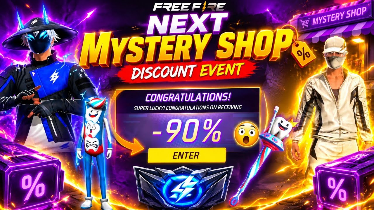 Next Mystery shop Discount Event Free Fire 🤩🔥| Free Fire New Event Tamil | FF New Event Tamil 