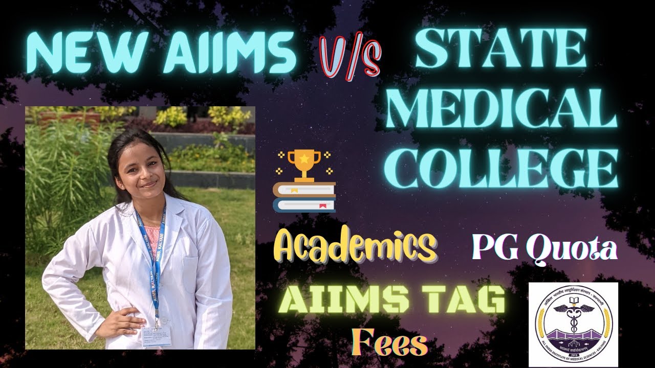 Which College to Choose🤔?AIIMS v/s  STATE MEDICAL COLLEGES 💫!! be careful..neet 2022 counselling.