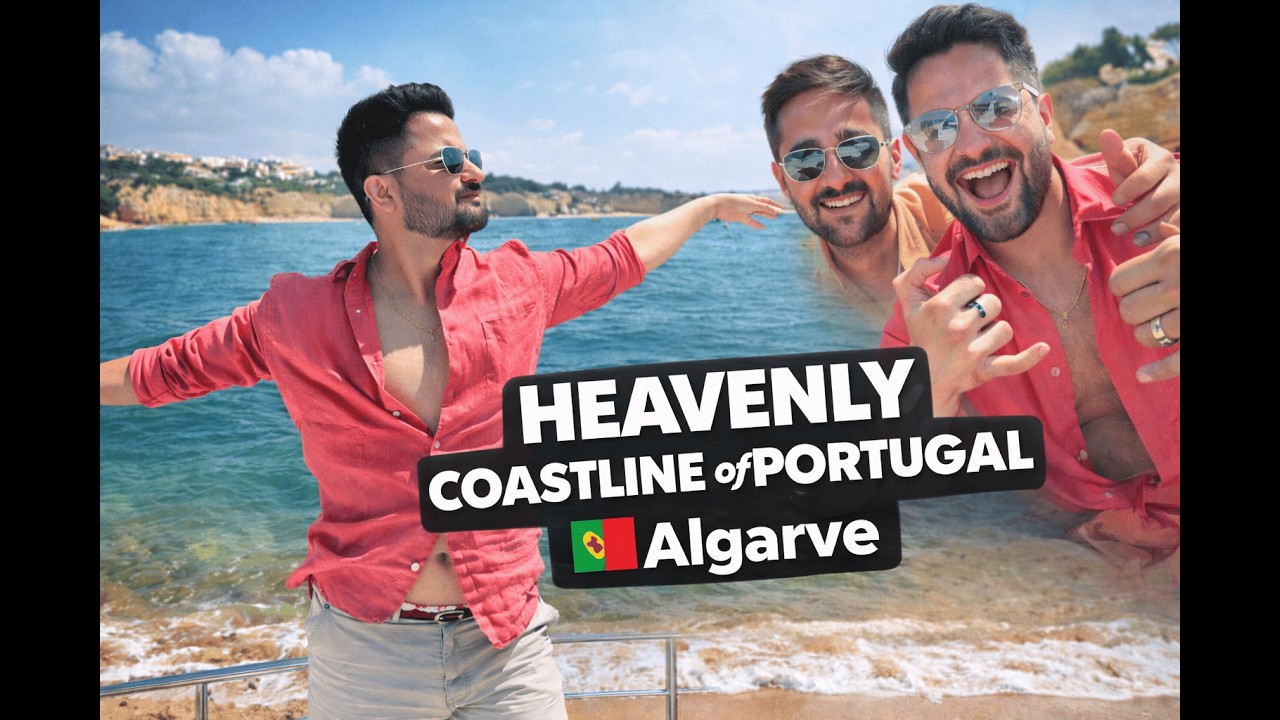 Island Hopping in Algarve 🇵🇹 | Albufeira Boat Ride, Ocean Swim & Beach BBQ Paradise