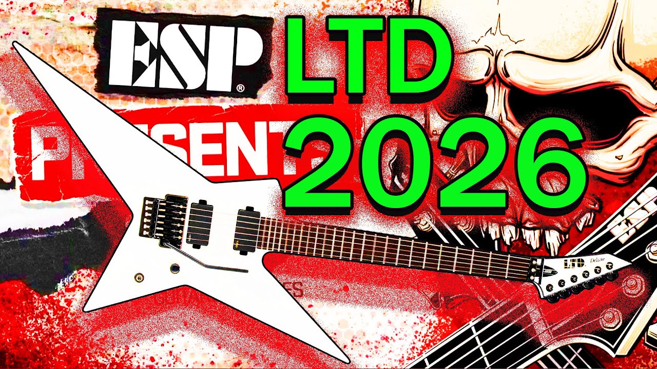 NEW FOR 2026 ESP & LTD GUITARS , RETURN OF THE KING V AND A NEW RANDOM STAR FOR 2026 !!!!