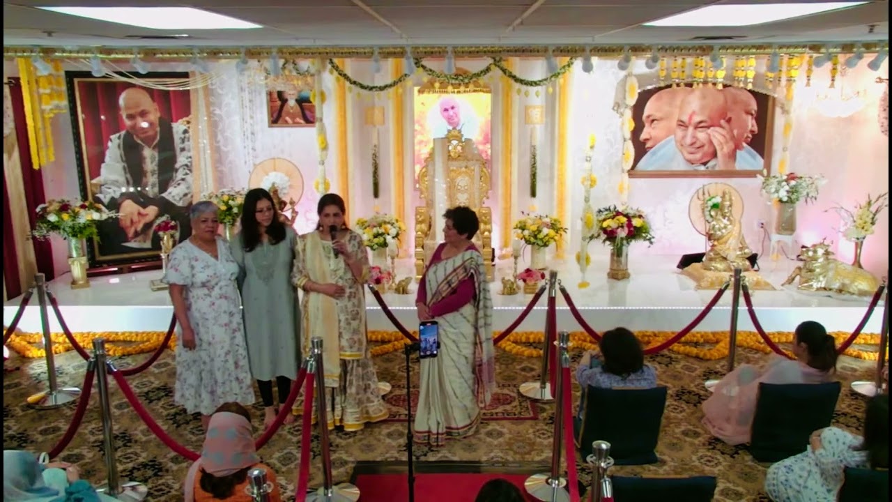 Satsang at Guruji’s temple in kilmer New Jersey on 29th June 2025