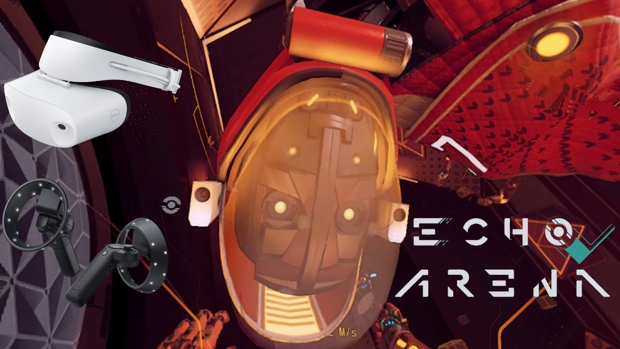 TRON + SPACE!!! - Echo Arena - Windows 10 VR - (FIRST VR VIDEO!!!)