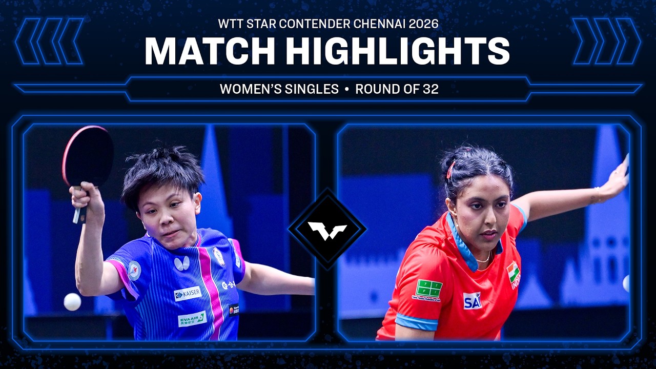 Cheng I-Ching vs Ayhika Mukherjee | WS R32 | #WTTChennai 2026