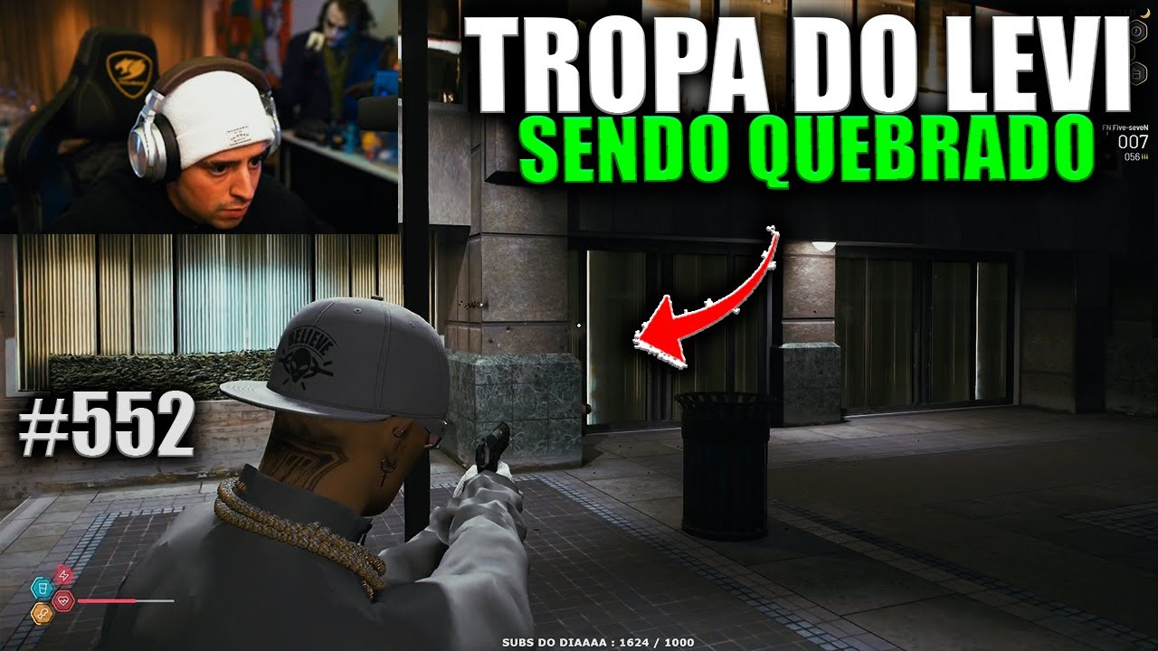 TROPA DO LEVI SENDO QUEBRADO NA PISTA! EP 552