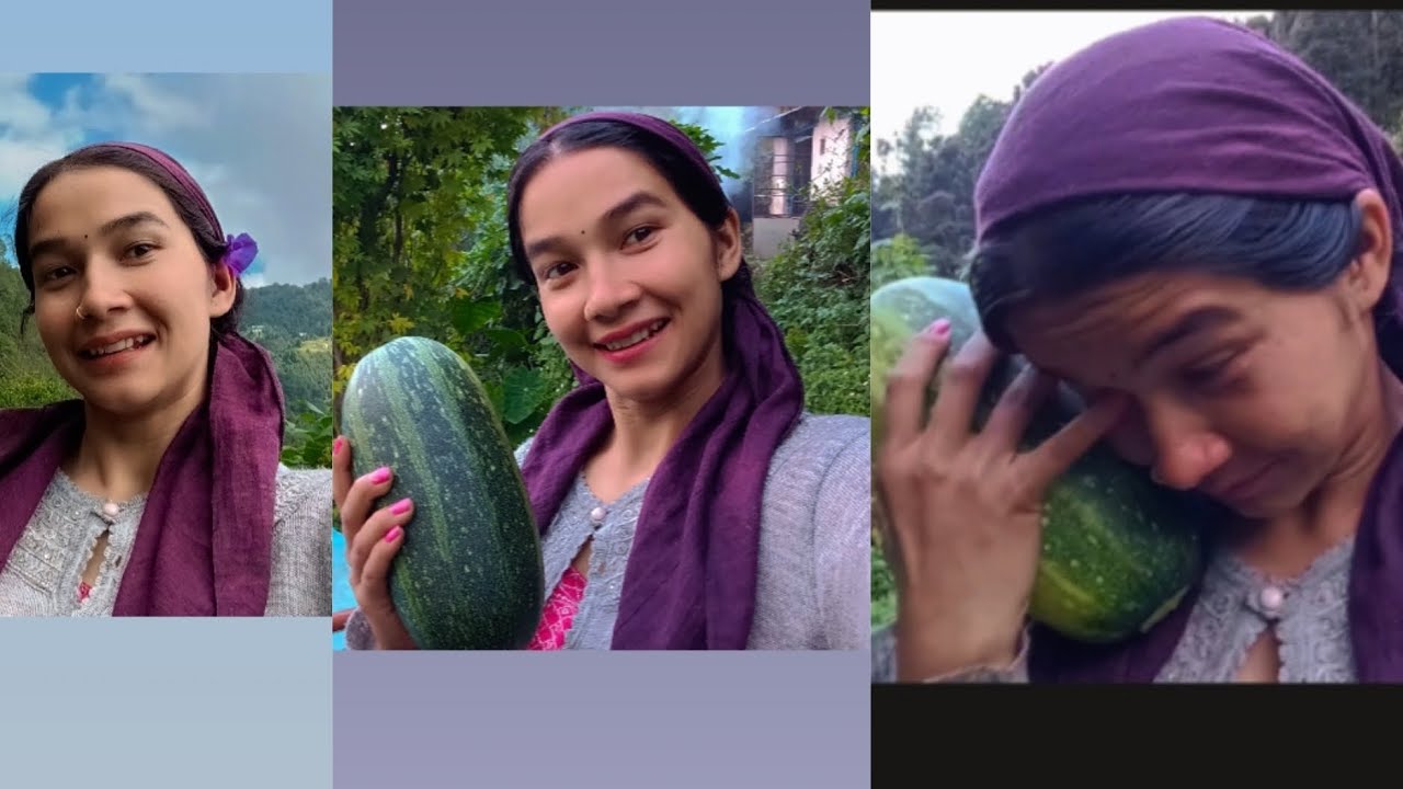 आज कद्दू निकलते समय मैं किसी की याद में रोने लगी।🥲🥺#villagelifestyle#seema vlogs (uttarakhand)#viral