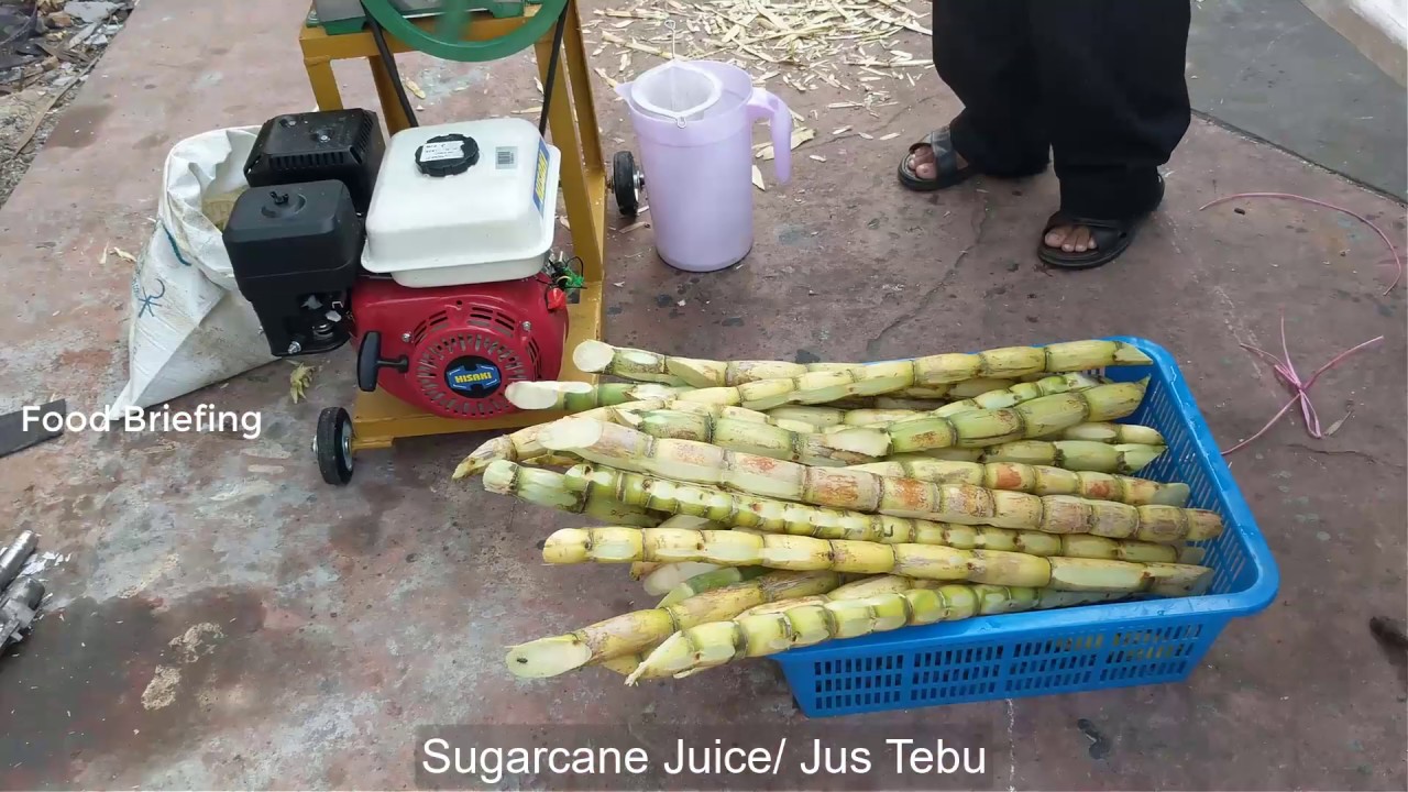 Sugarcane Juice Vendor | Sugarcane Juice Extractor machine | Mesin Air Tebu | Street Food