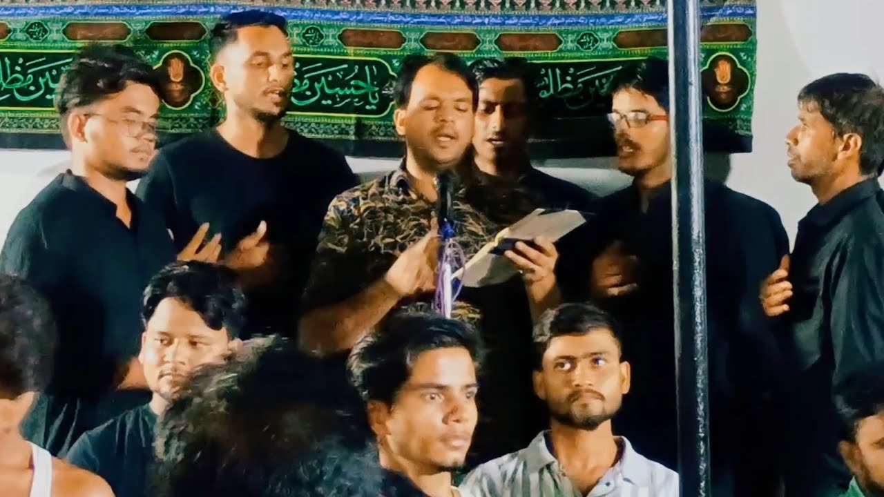 Anjuman Alamdar E Husaini Mubarakpur Azamgarh| Aye Mere Baba | 4  Muharram Noha Paripatti 2024/1446