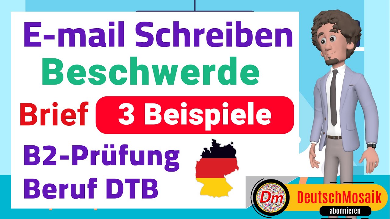 E-Mail schreiben: Beschwerdebrief | B2 Schreiben Beruf | Übung