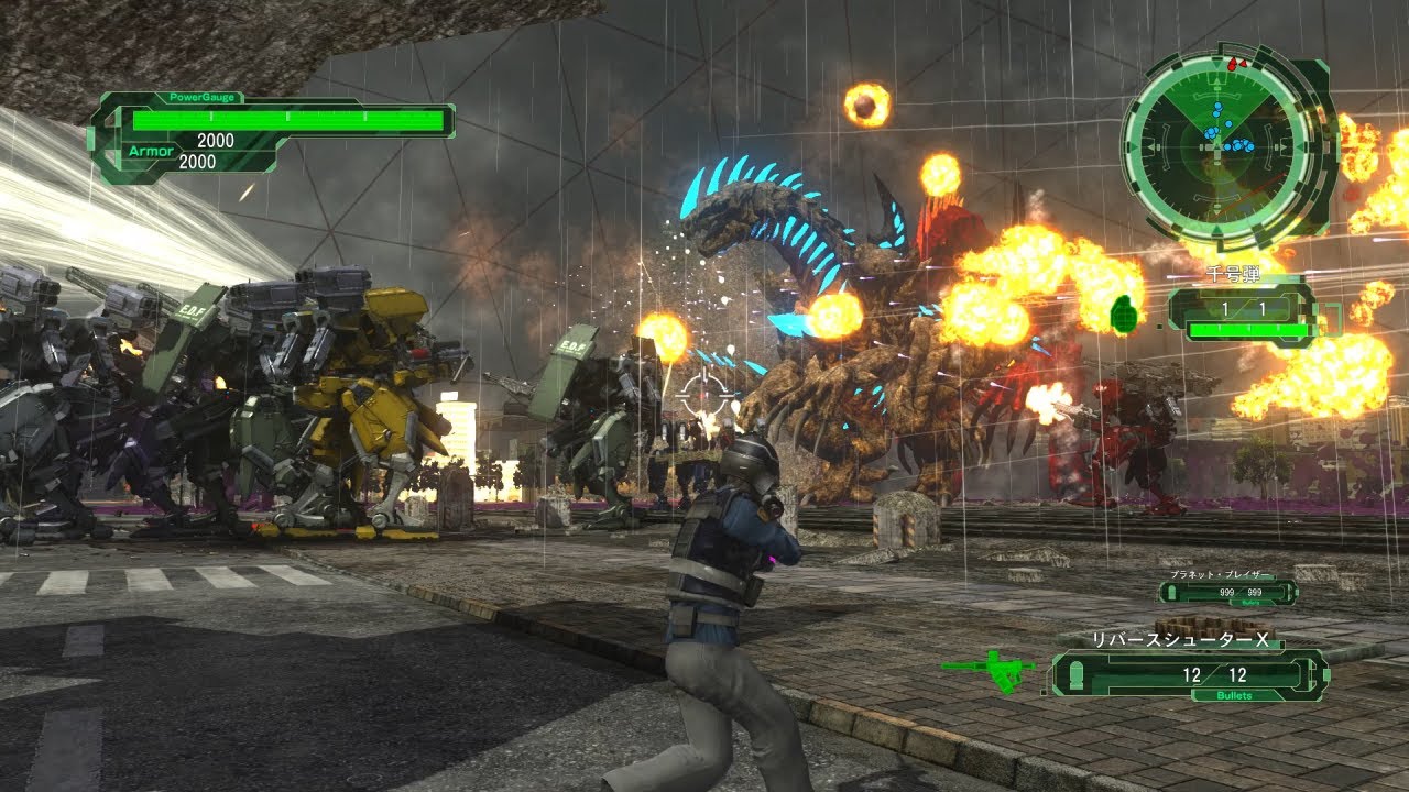 【Mod】地球防衛軍6 色々なニクス軍団 vs 対怪生物´【EDF6 Steam版】