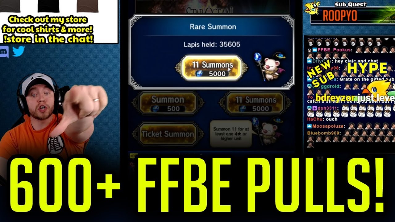 OVER 600 PULLS!  Star Ocean Collab & Special Return! - [FFBE] Final Fantasy Brave Exvius