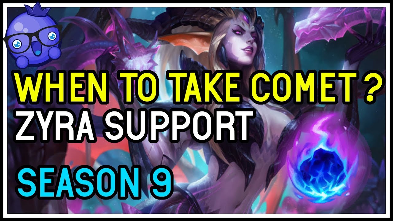 WHEN TO TAKE ARCANE COMET ON ZYRA SUPPORT? - League of Legends