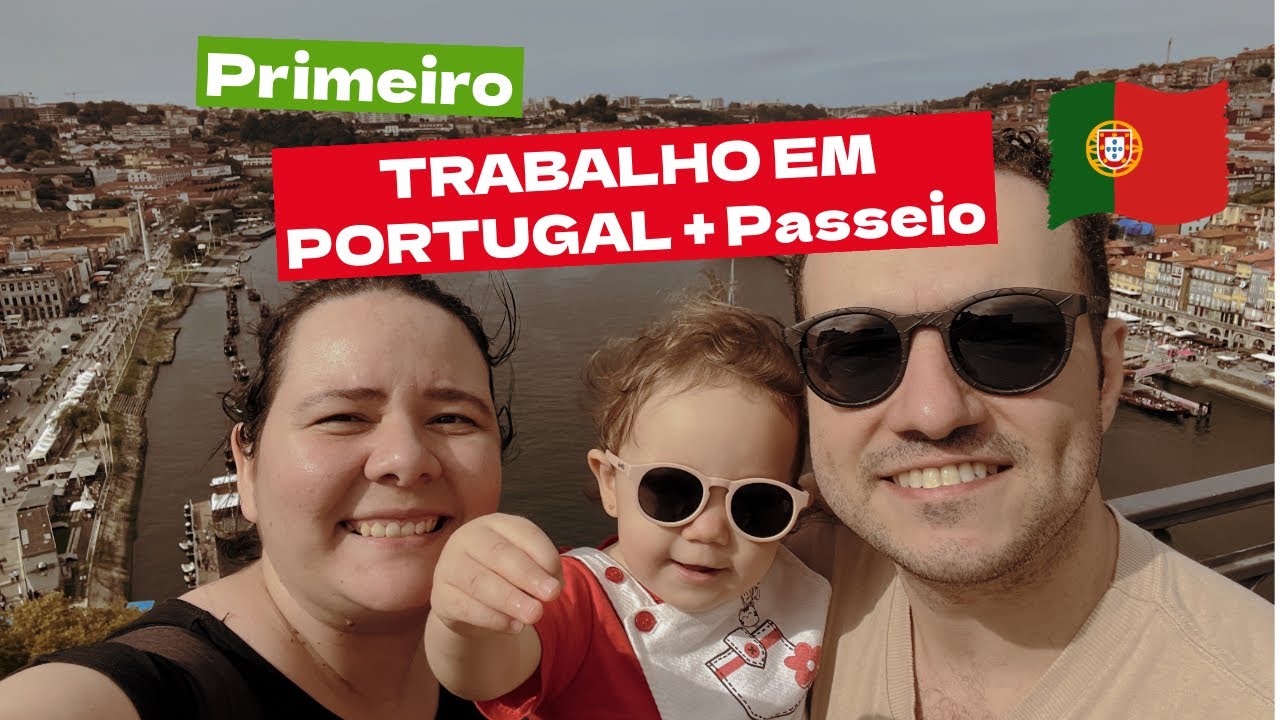 Primeiro TRABALHO em PORTUGAL 🇵🇹 Visto de procura de trabalho!