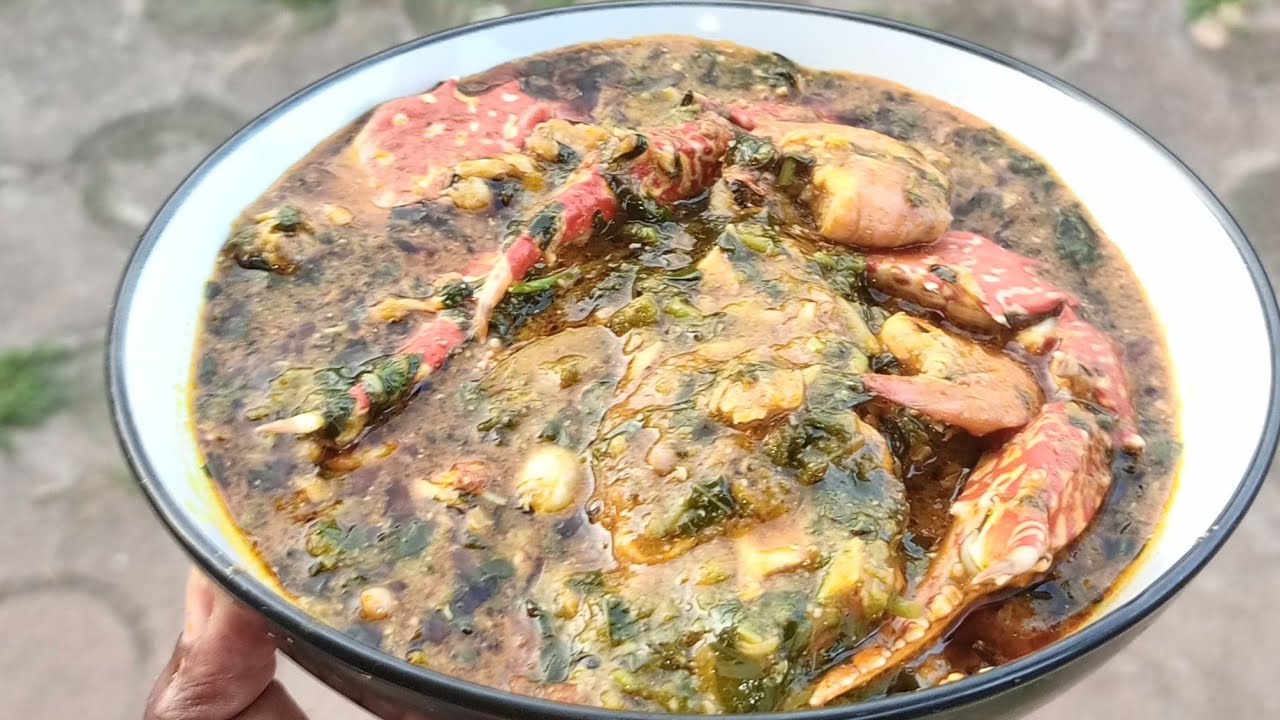 Sauce Dongodongo crabe crevettes poisson 🤗🤗