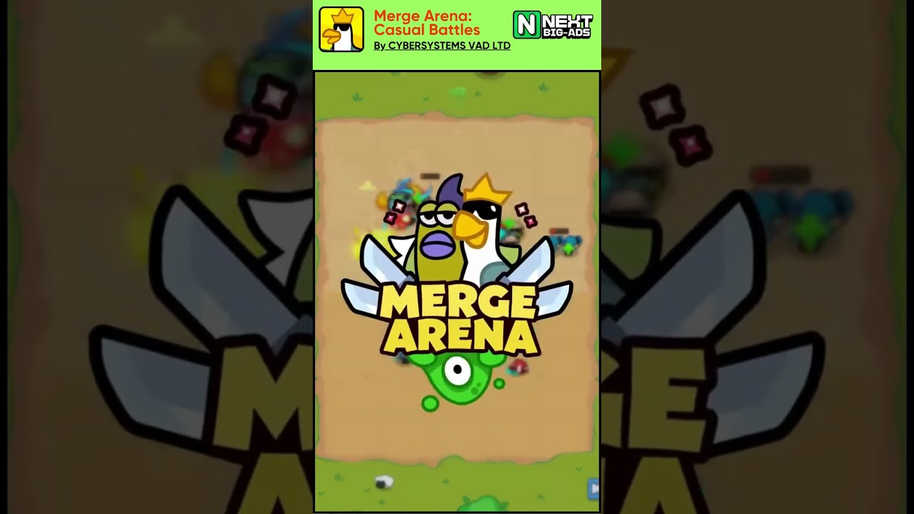 Merge Arena: Casual Battles by Cybersystems VAD LTD | NextBigAds | Ad Intelligence #nextbigads