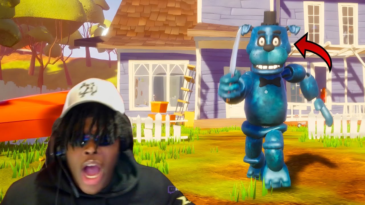THEY ADDED BEAR5 TO HELLO NEIGHBOR..