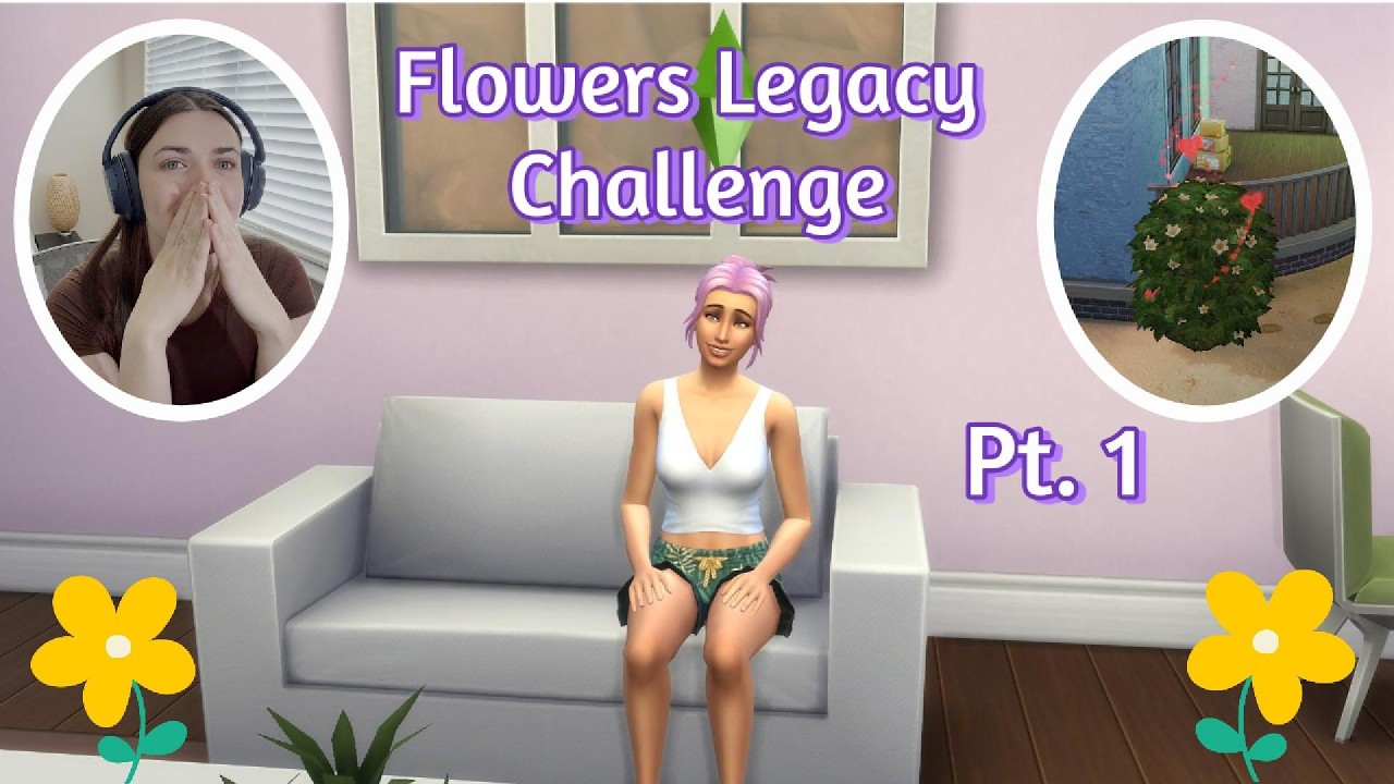 Starting our first legacy challenge in The Sims 4 | Flowers Legacy Challenge #1