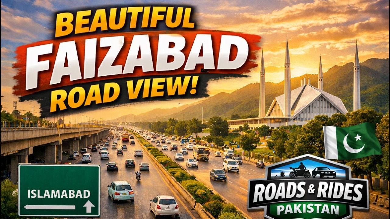 Beautiful Faizabad Road View Islamabad | Scenic Drive Pakistan