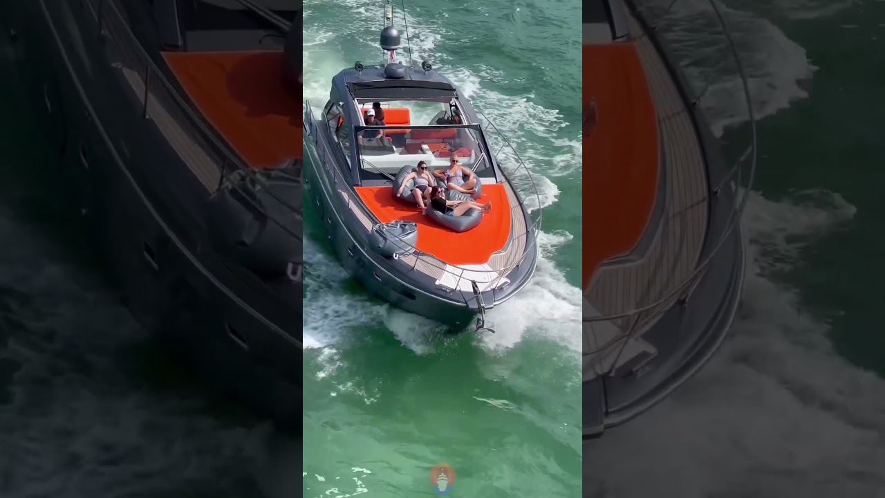 Bright Orange Azimut 43 Atlantis &lsquo;Onkor&rsquo; #yachtdealnow