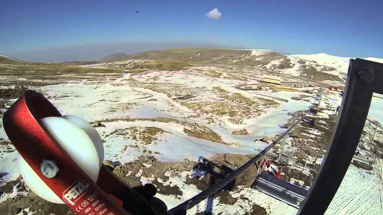TELESİYEJ KURTARMA TATBİKATI MART 2014 /SKI LIFT RESCUE EXERCISE MARCH 2014 GoPro