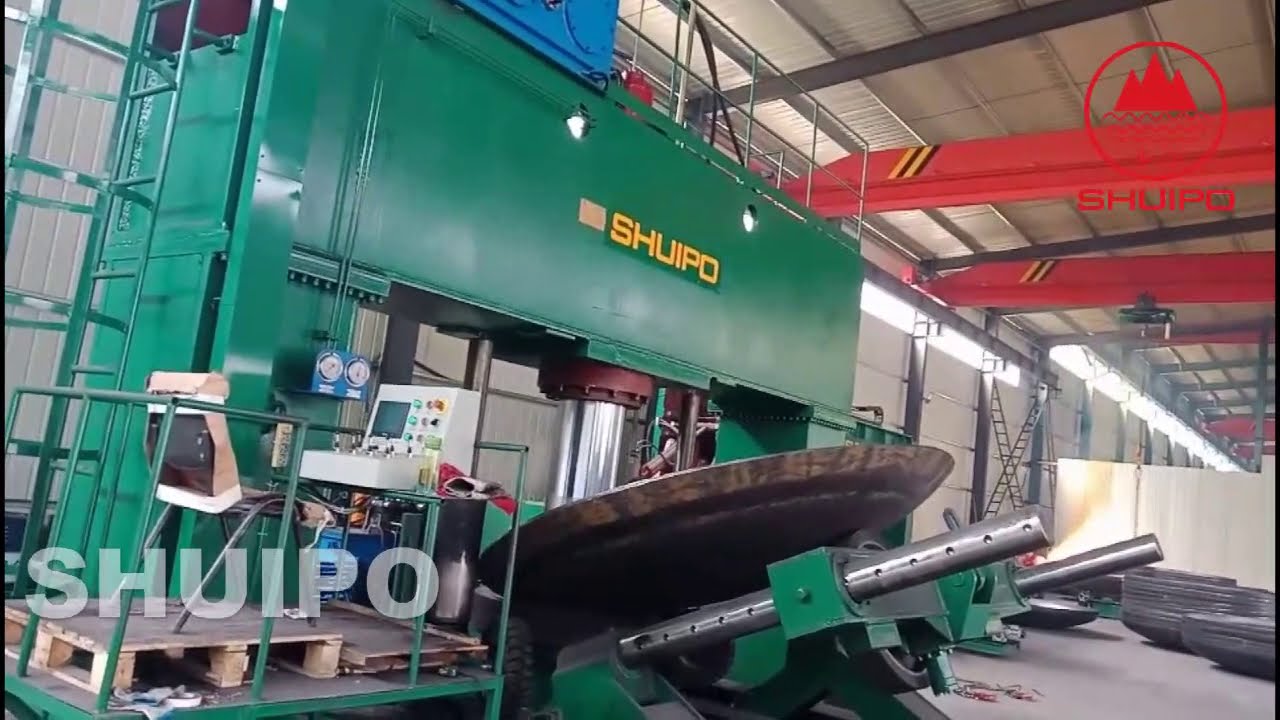 dished end pressing machine